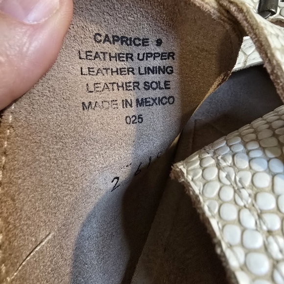 Freebird by Steven Caprice Sandals Snake Animal Print Leather Size 9 - Picture 7 of 8